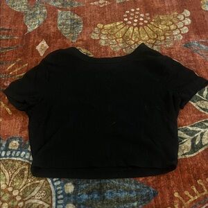 Wild Fable Black Crop Top